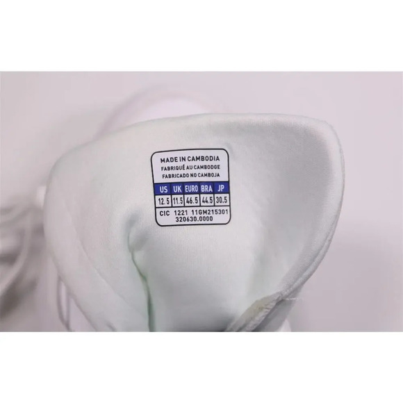 Mizuno 9-Spike Ambition 2 All White Baseball Cleats 12.5 New! - Picture 8 of 14